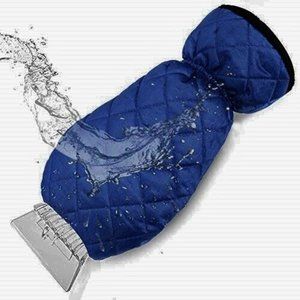 ...Wembley Ice Scraper Mitt Hand Glove Plush Lining